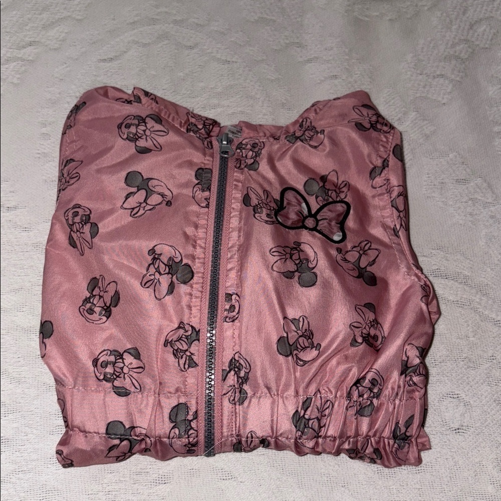 Pink Hooded Jacket with Cartoon Print - Picture 10 of 10